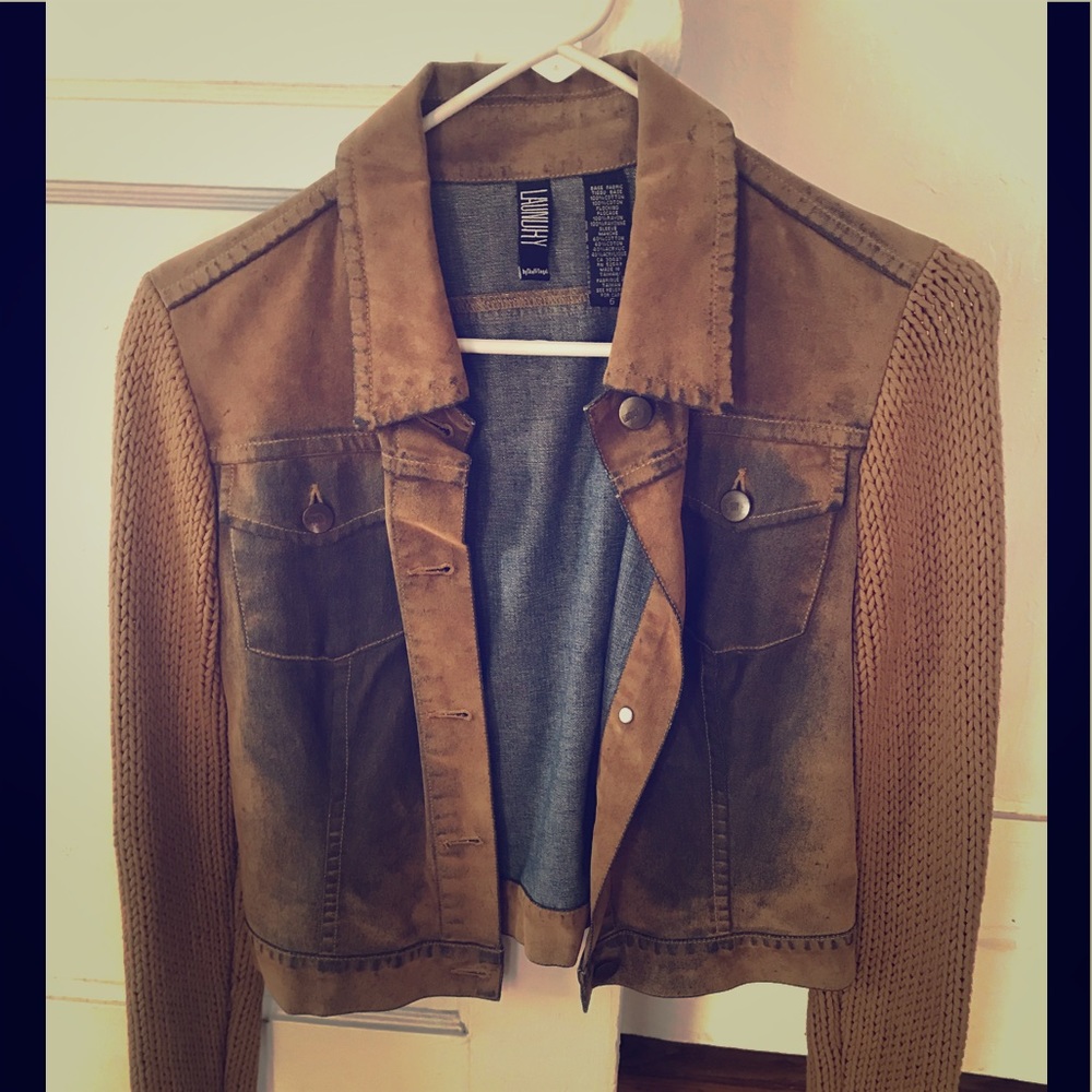Beige jean jacket